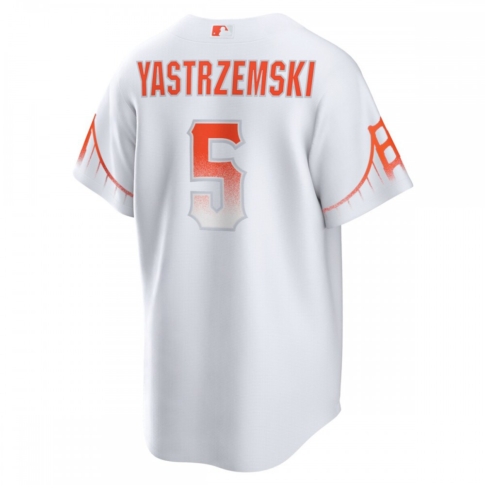 Mike Yastrzemski San Francisco Giants 2021 City Connect Replica Player Jersey - White-Pro Kit Vault | Brand New 26/27 Sports Jerseys